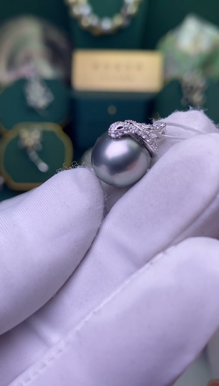 【闪购商品】海水珍珠颈饰银S925镶嵌1