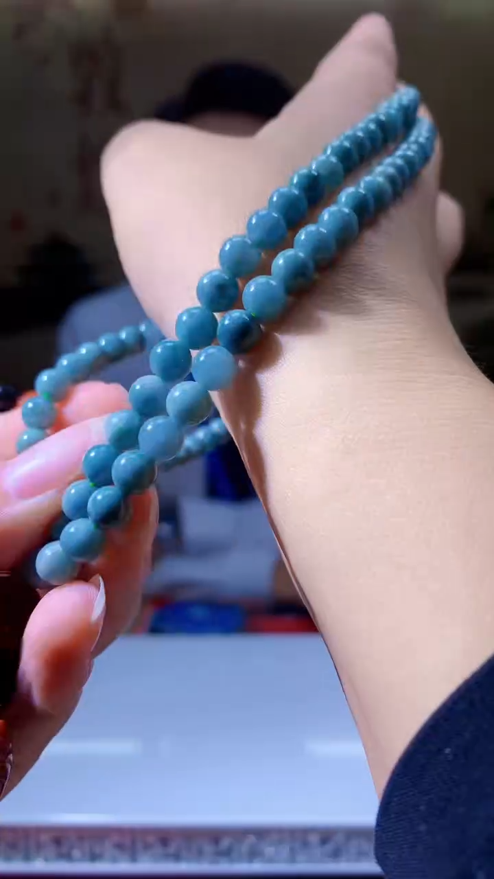 未镶嵌定制翡翠8016fh-毛货手串(赠珠链)9多样性发其一