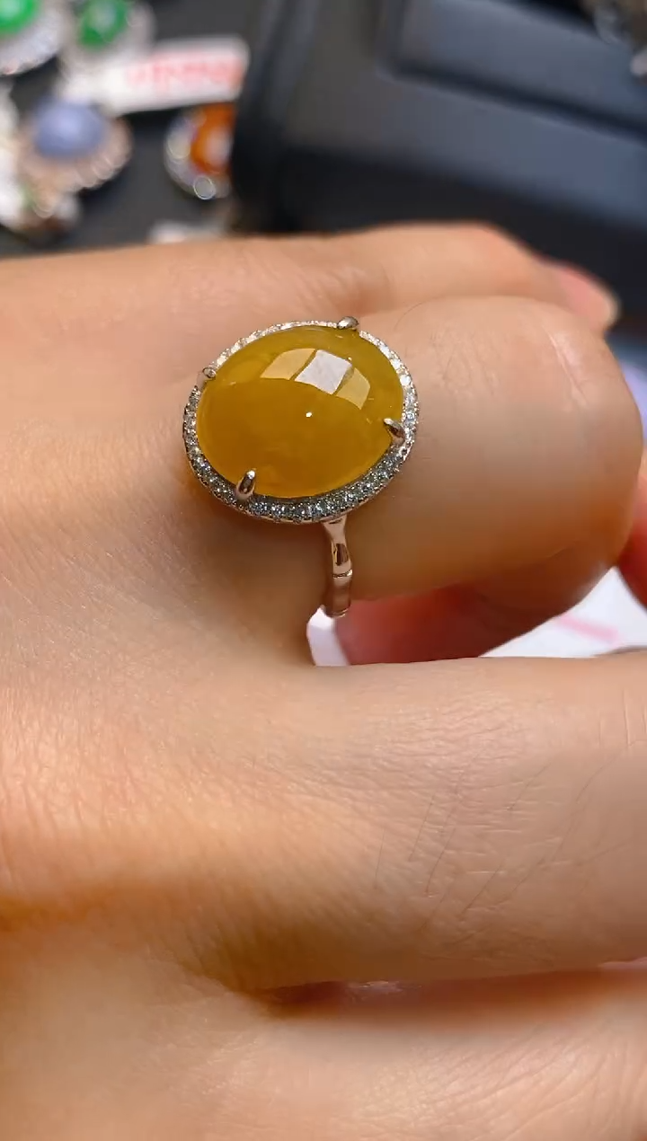 【闪购商品】翡翠耳饰银S925镶嵌天然A货翡翠1