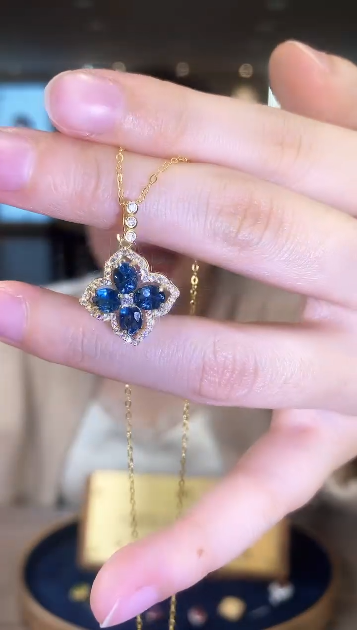 【闪购商品】托帕石项链银S925镶嵌04