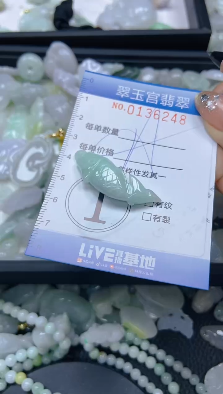 翡翠未镶嵌颈饰闪购0136248