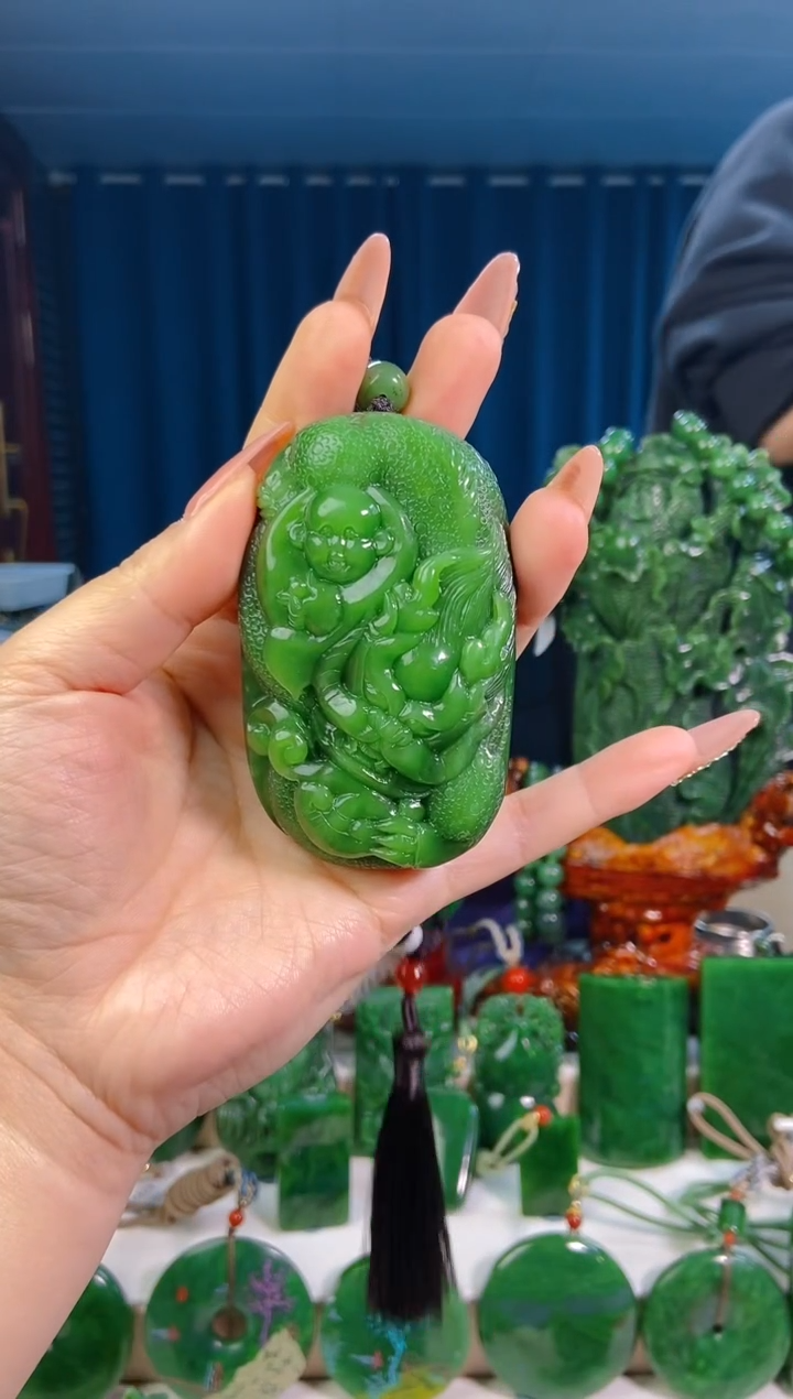 【闪购商品】和田玉挂件未镶嵌1