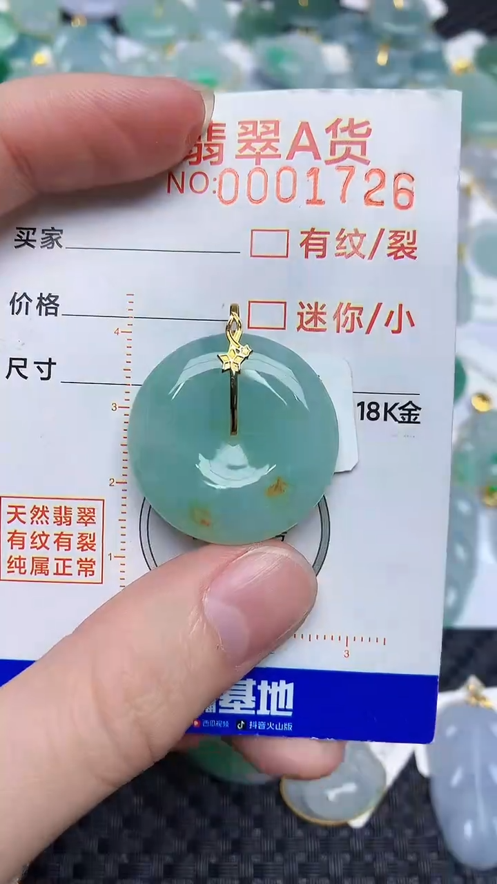 【闪购商品】翡翠颈饰18K金镶嵌561615651