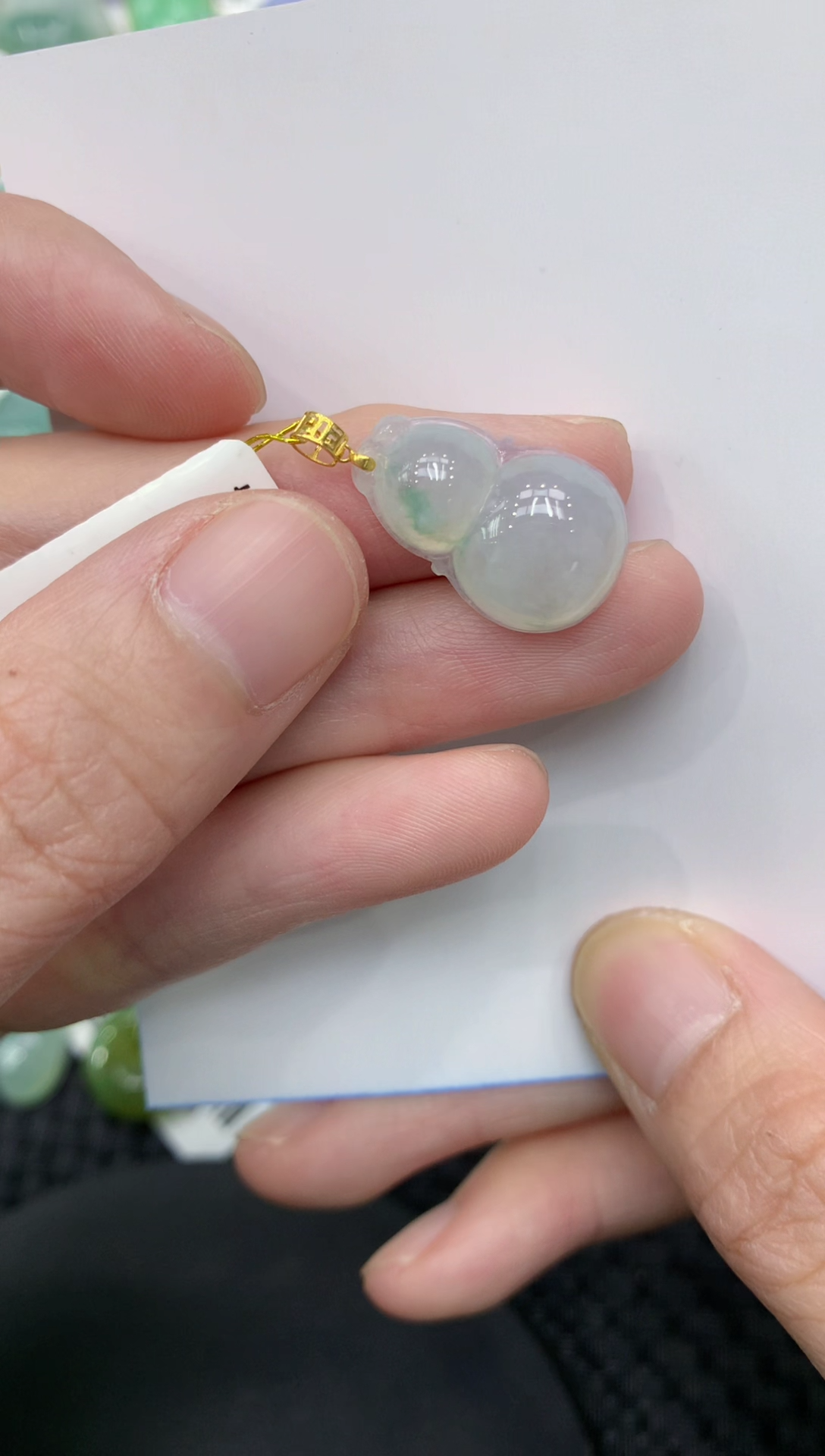 【闪购商品】翡翠颈饰18K金镶嵌111111111