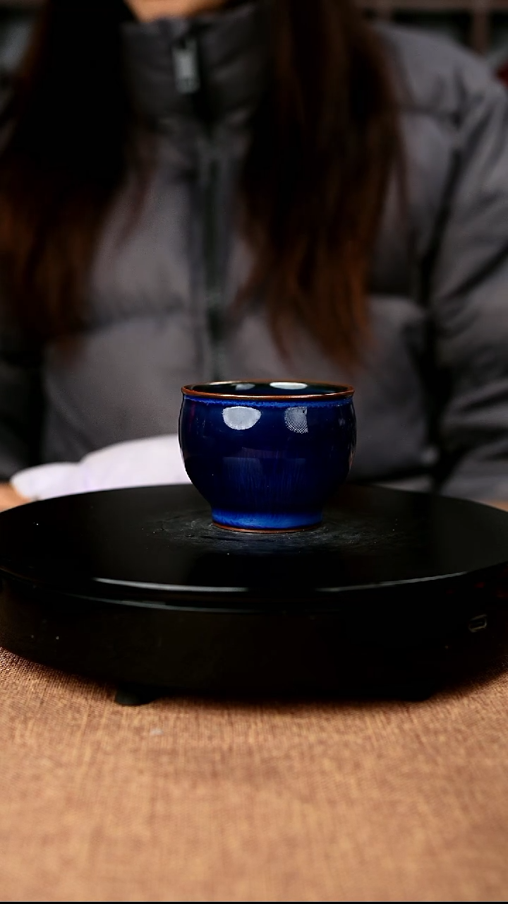 【闪购商品】902#崔小宁一级品原矿钧瓷炉钧釉主人杯