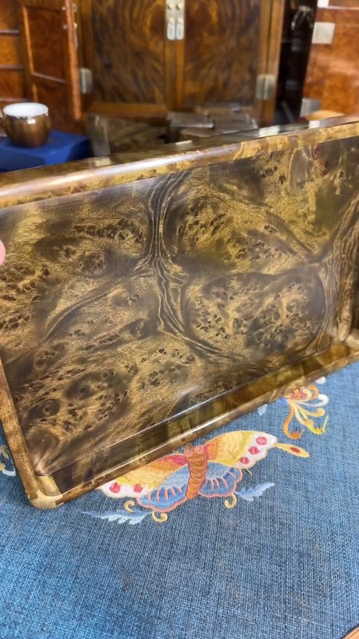 【闪购商品】乌木类成套家具阴沉托盘  s4