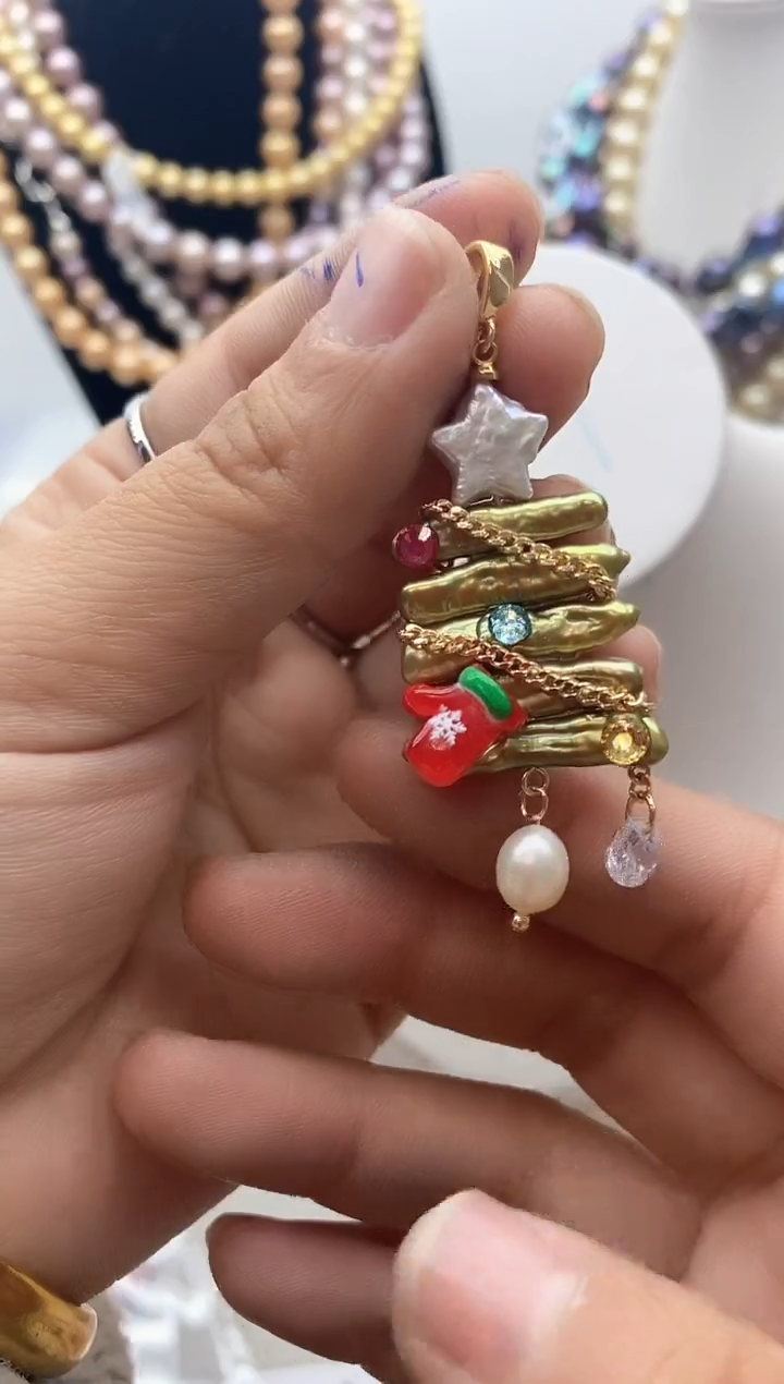 【闪购商品】淡水珍珠颈饰钛钢77