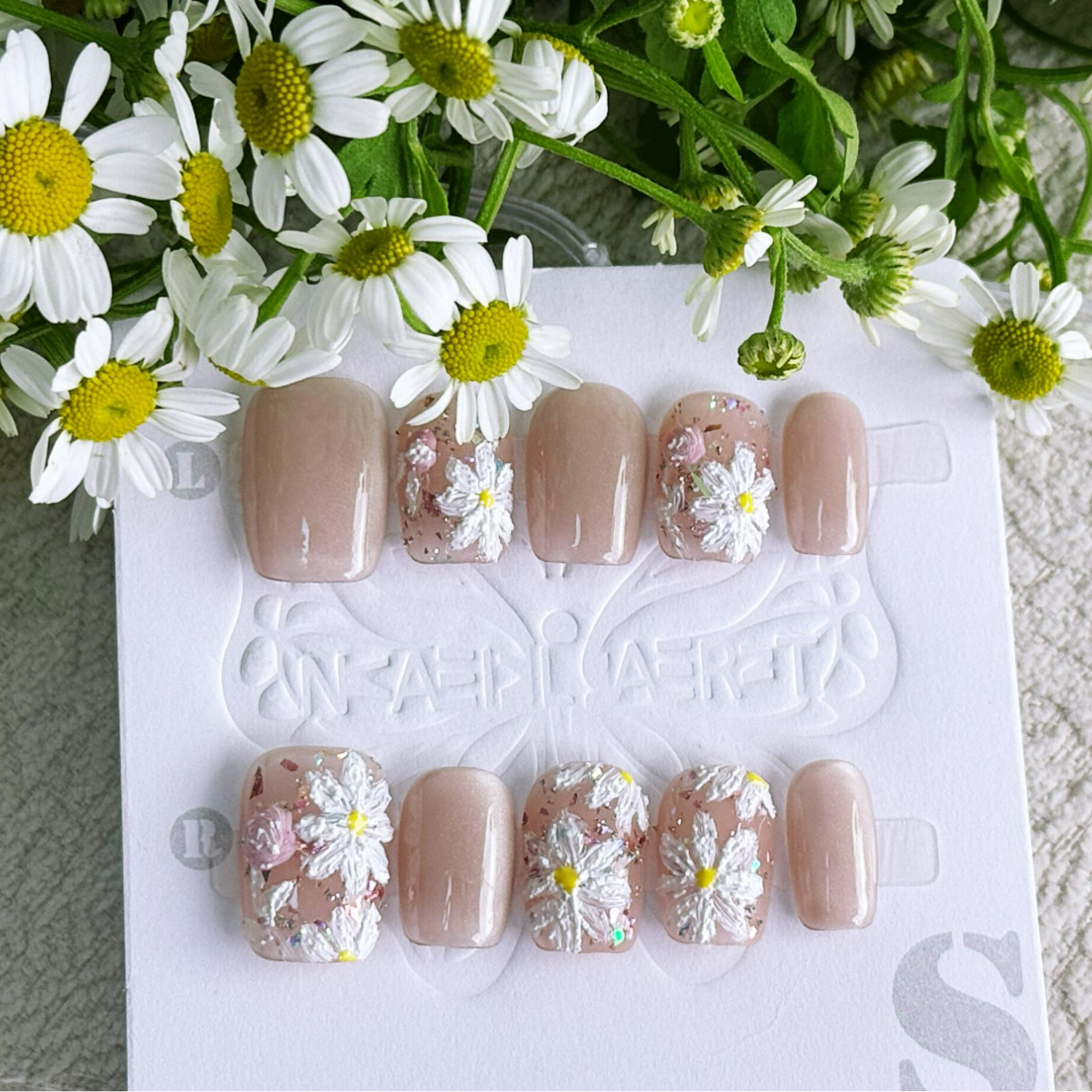 【浪漫花海】纯手工穿戴甲设计师限定款