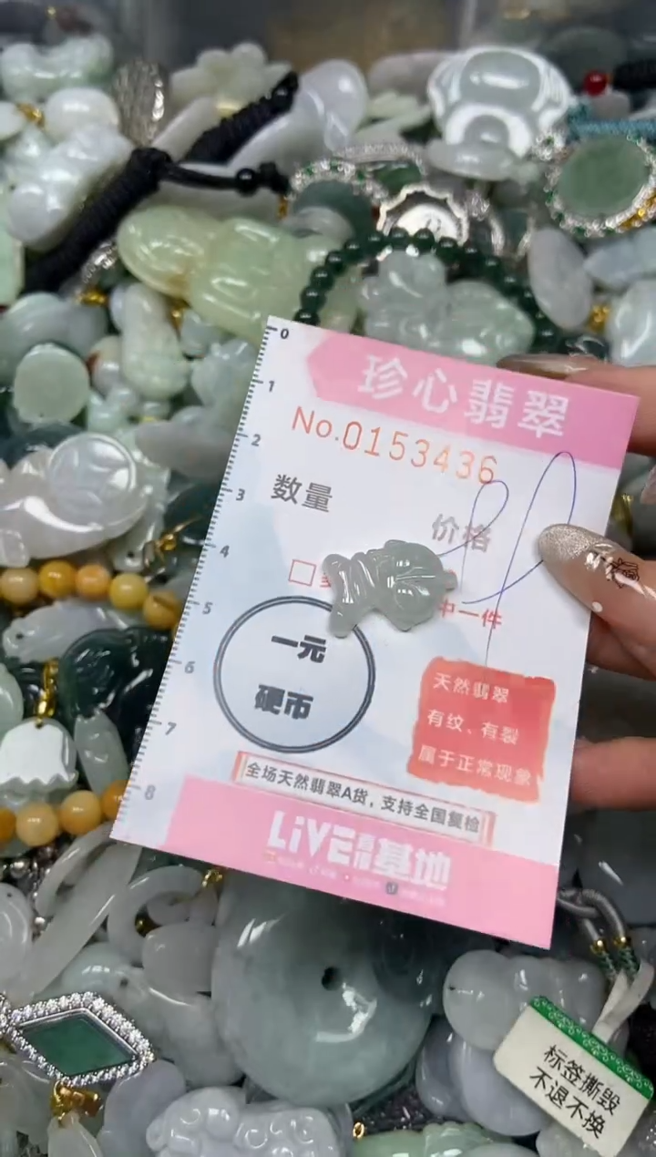 【闪购商品】翡翠颈饰未镶嵌闪购0153436