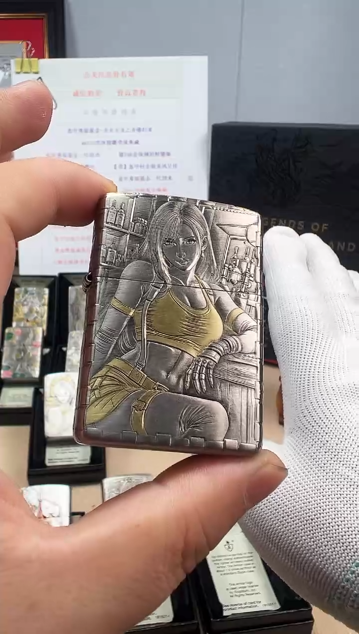 铜蒂法-3D盔甲熏银鎏金填漆