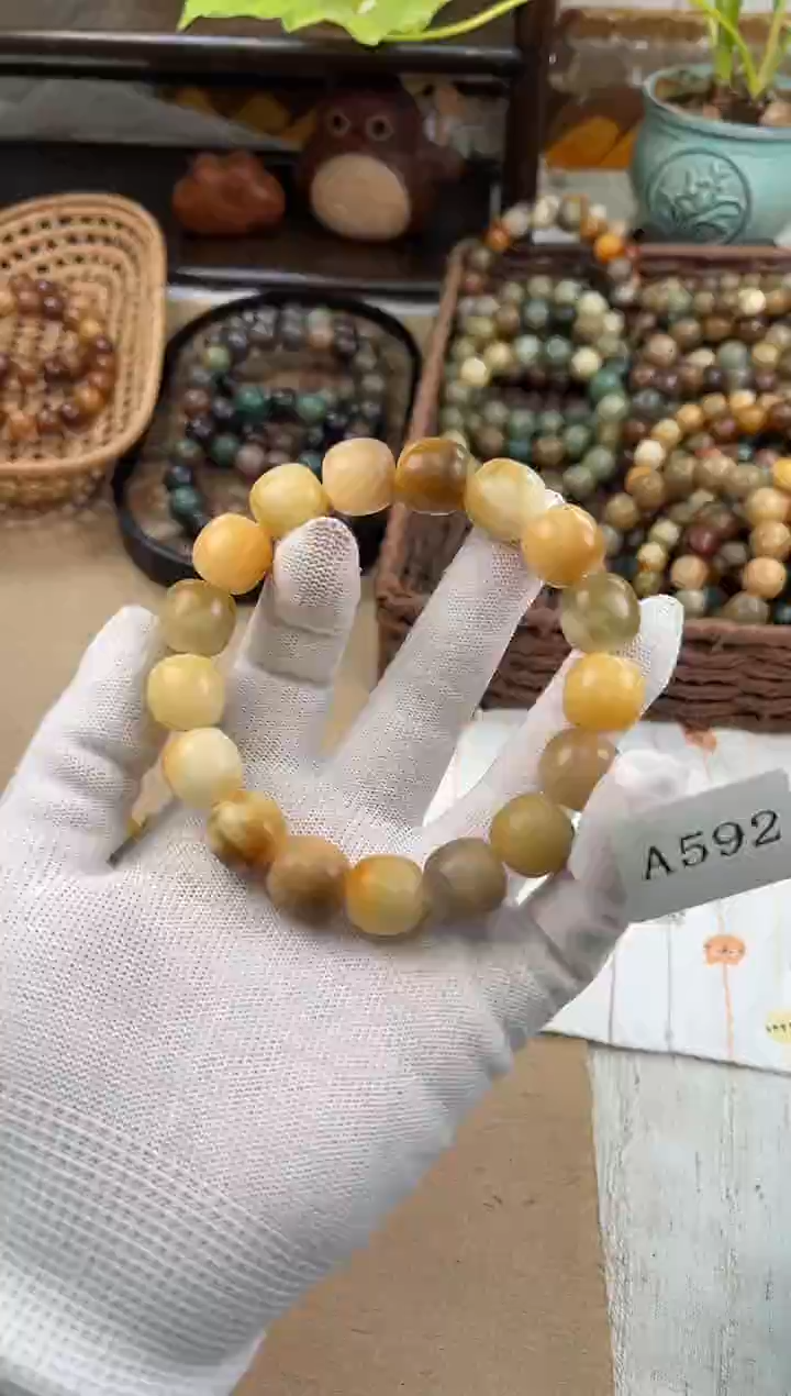 手串菩提根/象牙果a592 卡15 干磨泡泡糖瑕疵