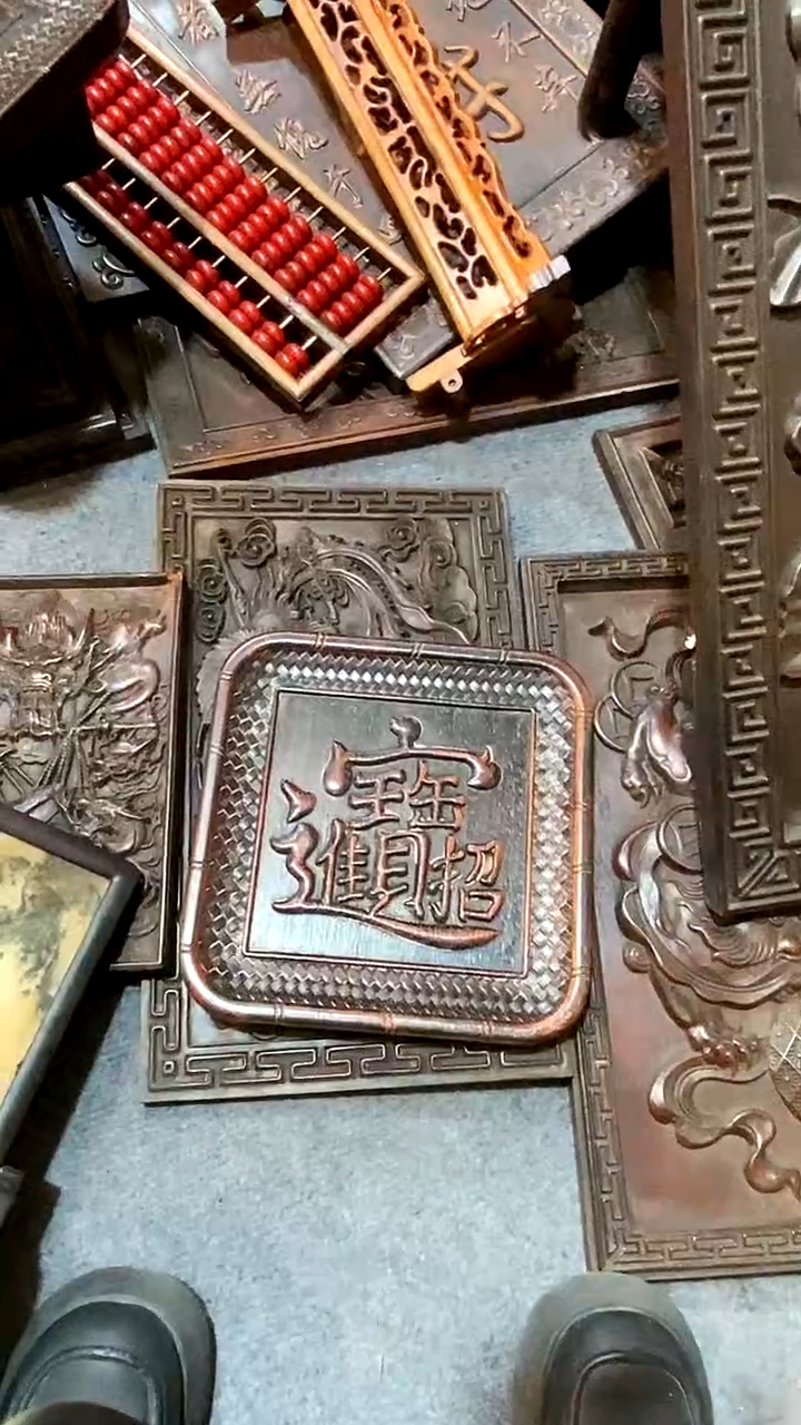 【闪购商品】木紫檀雕刻一物一拍以直播间为准