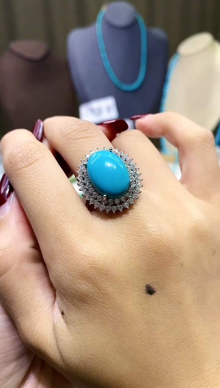 【闪购商品】绿松石戒指未镶嵌534