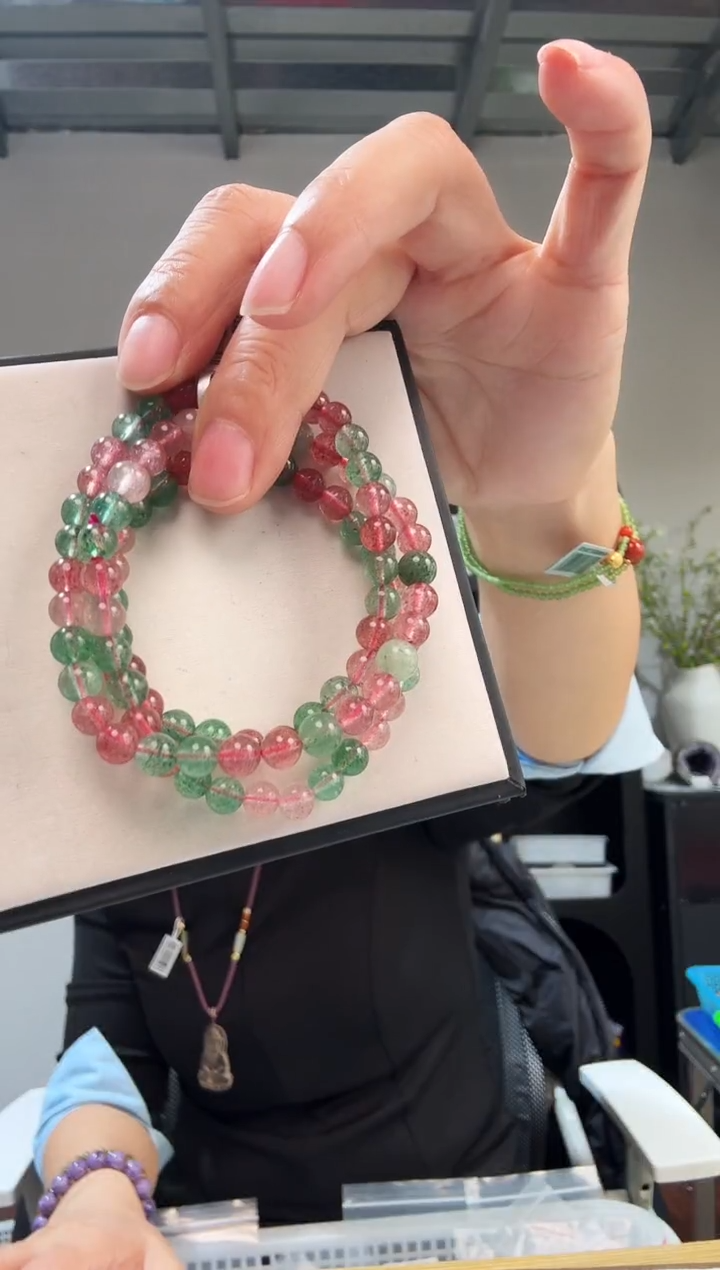 未镶嵌手链石英质玉优0124 约6mm