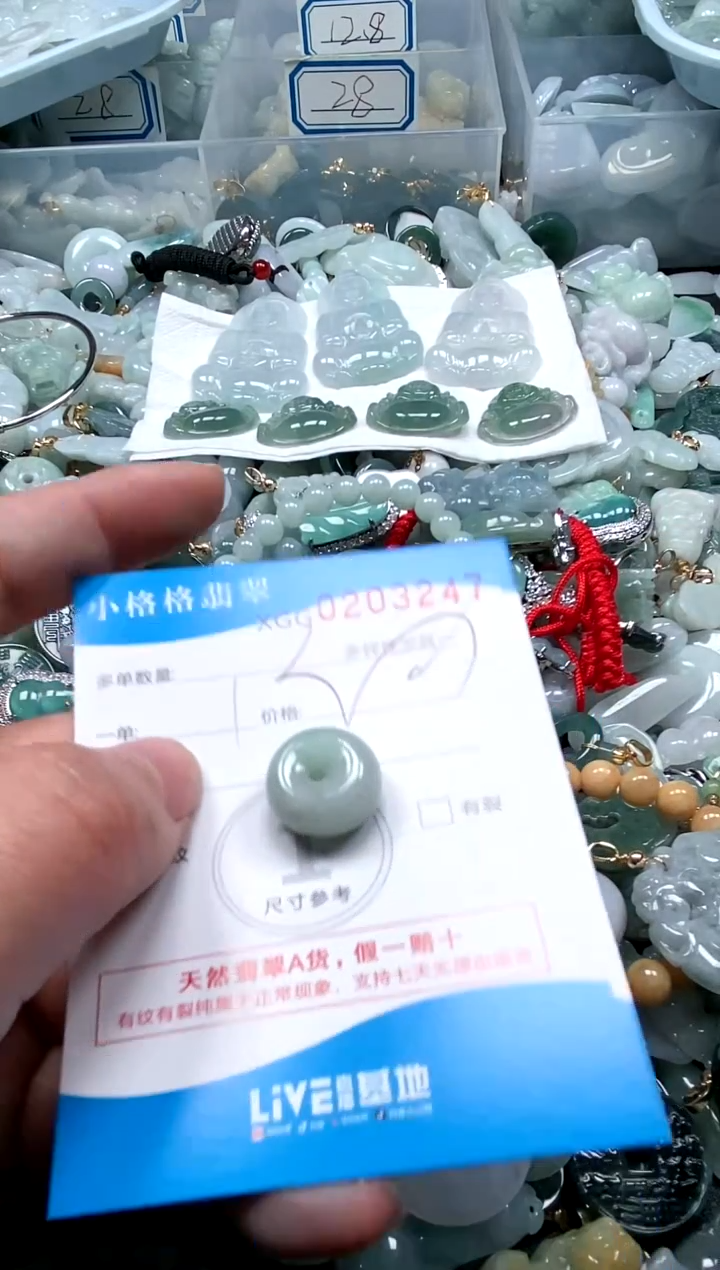 【闪购商品】翡翠颈饰未镶嵌闪购商品0203247