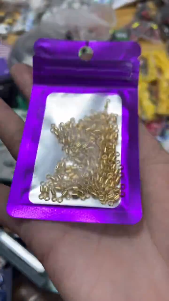 10#八字环   金色   10g