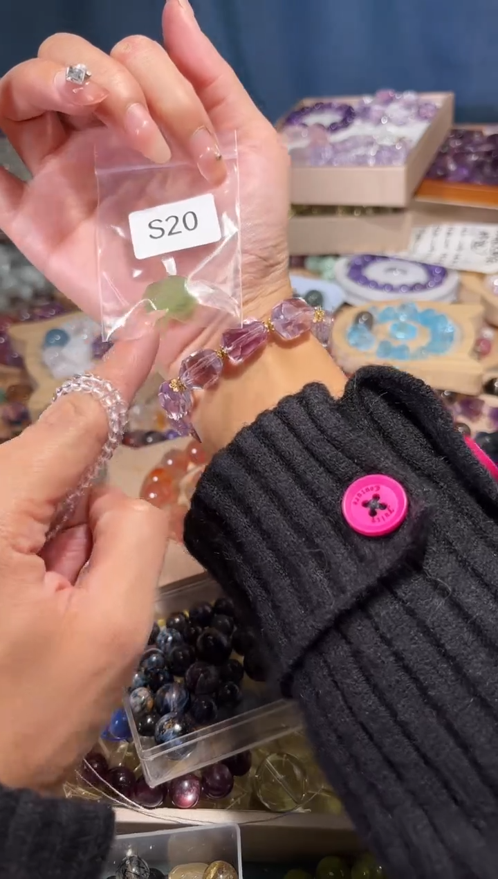 未镶嵌手串水晶观*S20葡萄