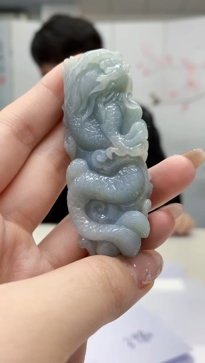 【闪购商品】定制翡翠未镶嵌4915jw-毛货挂件41