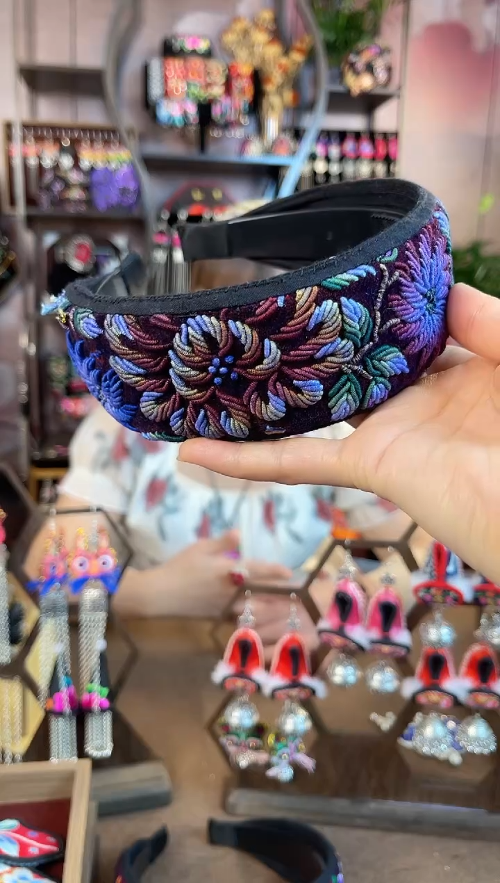 织绣 民族风手工非遗老绣饰品230