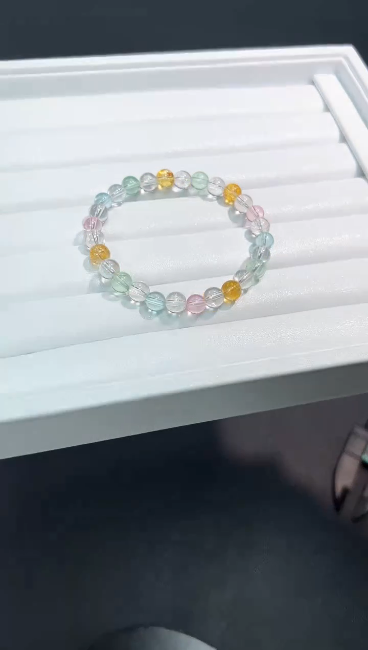 【闪购商品】水晶手串未镶嵌67L多样性发其一/1条默认微瑕