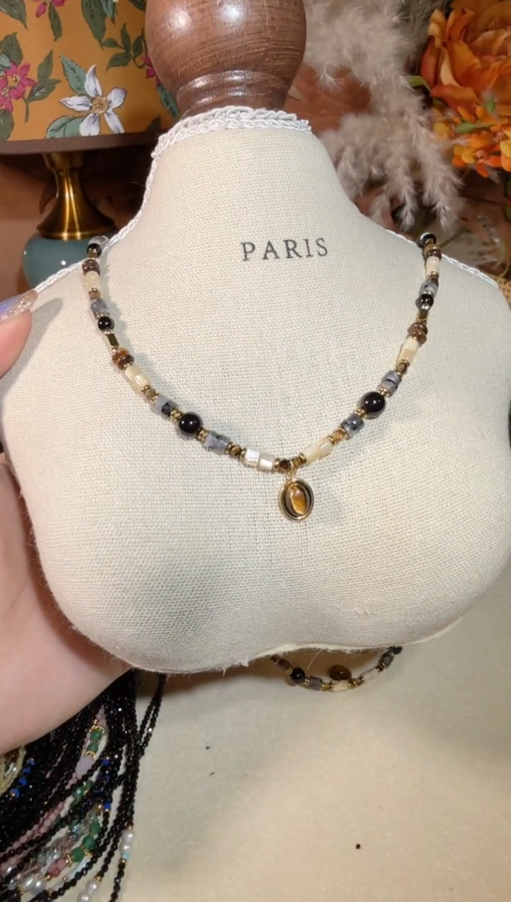 颈饰未镶嵌尖晶石057