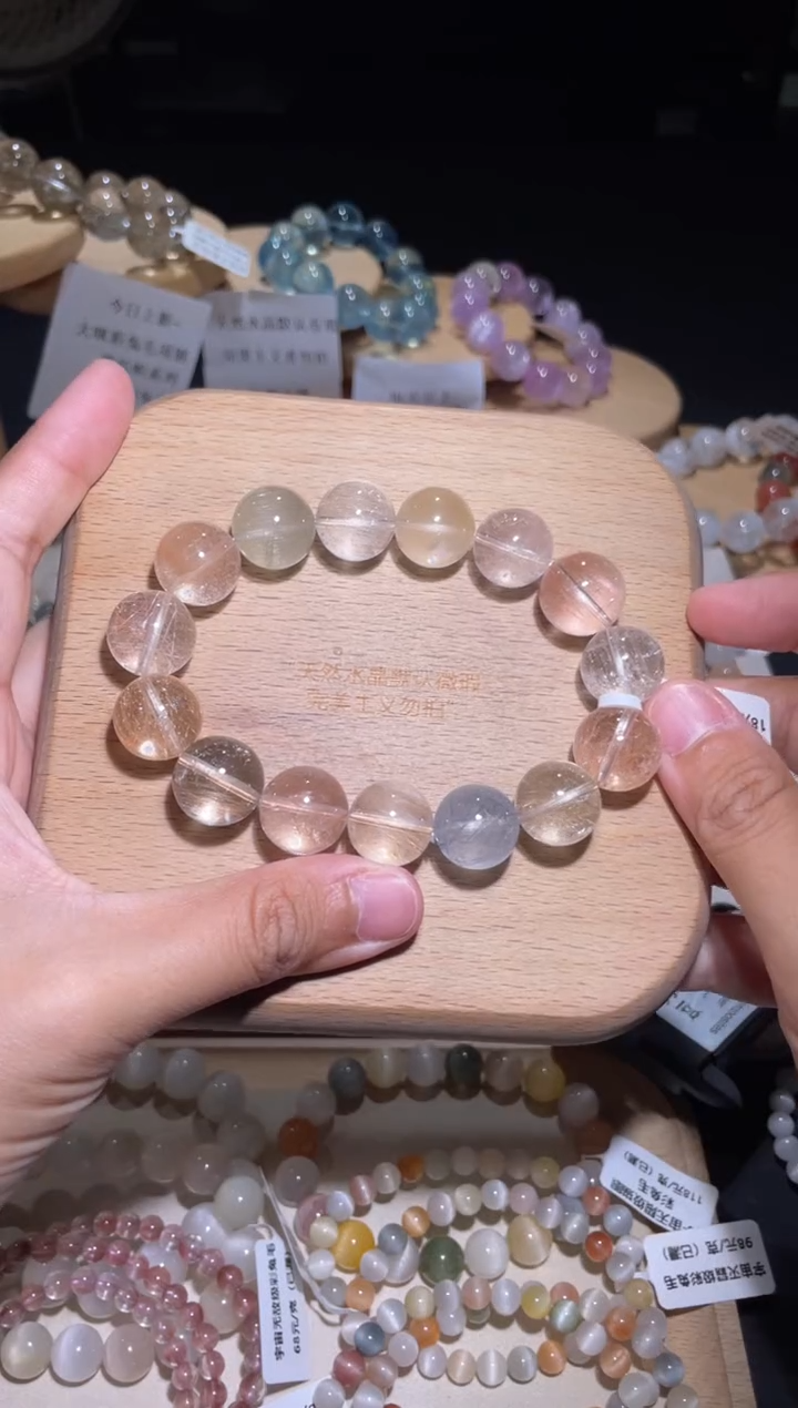 未镶嵌手链水晶24号多样性发一U 15+
