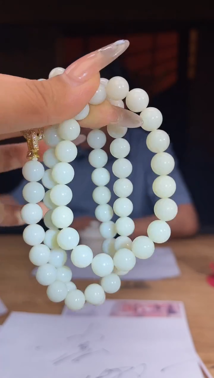 和田玉未镶嵌颈饰A779