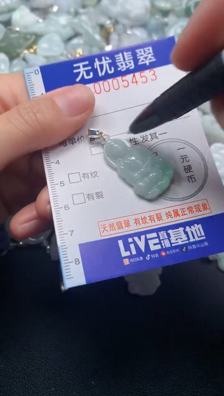 颈饰未镶嵌翡翠5453