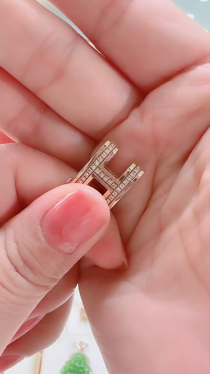 【闪购商品】钻石吊坠18K金镶嵌18K金吊坠