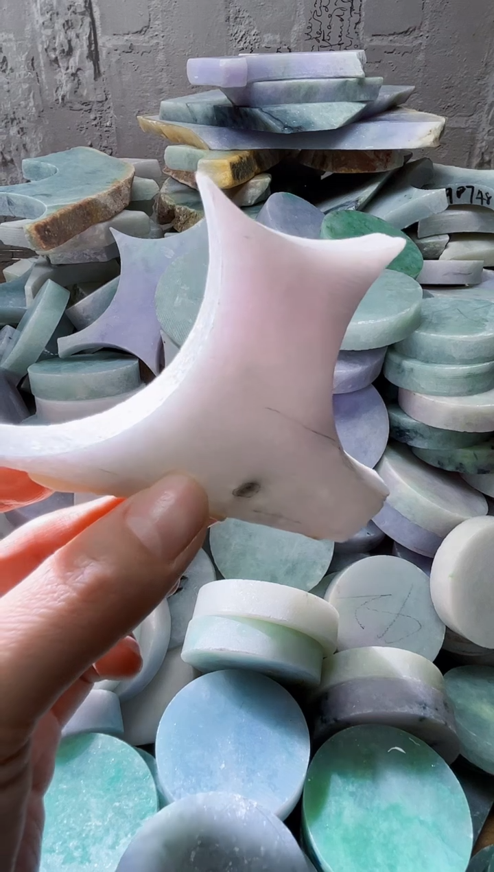 裸石翡翠天然翡翠A货玉 南 028