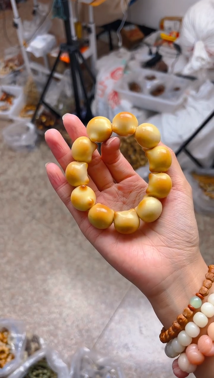 吊坠菩提根/象牙果炭烤猫猫头单圈