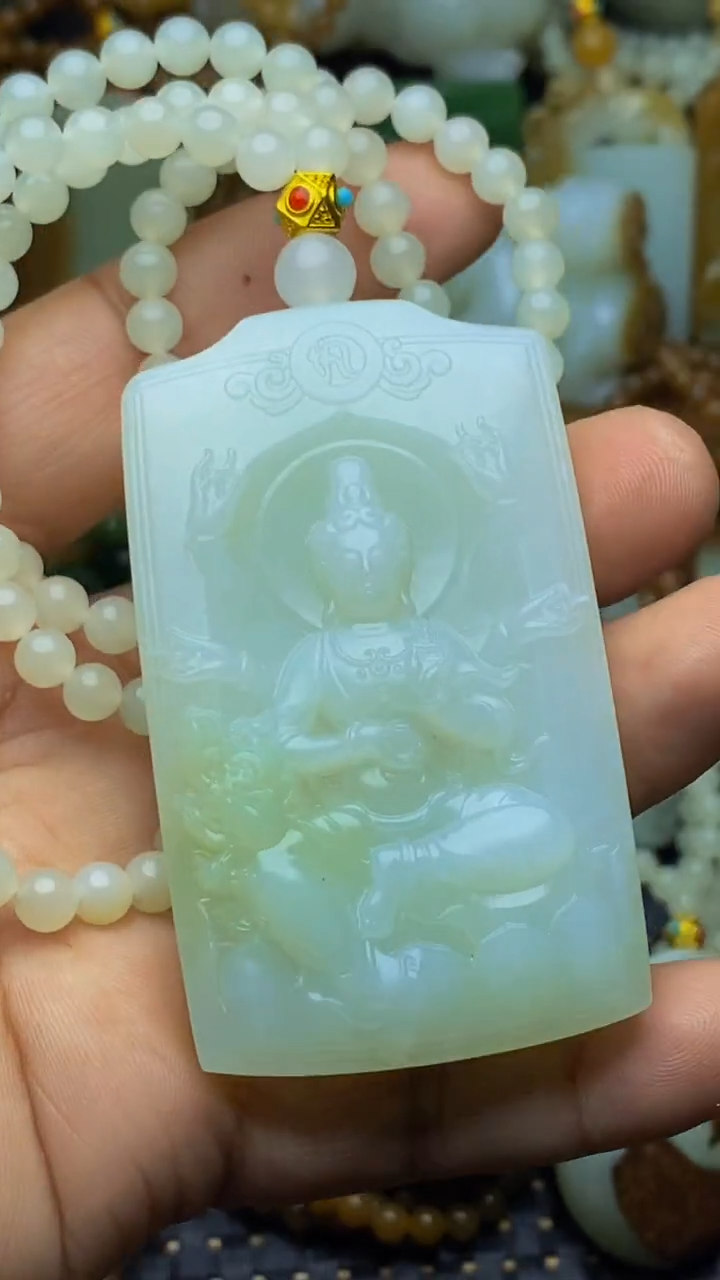 未镶嵌和田玉挂件秋**叶1