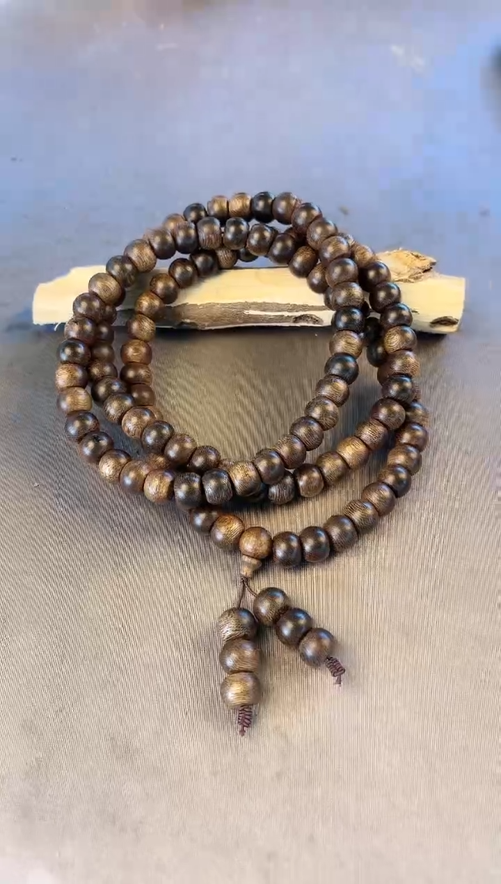 沉香沉香碎屑昆仑梅格13鼓珠多圈沉145克+多样性发一