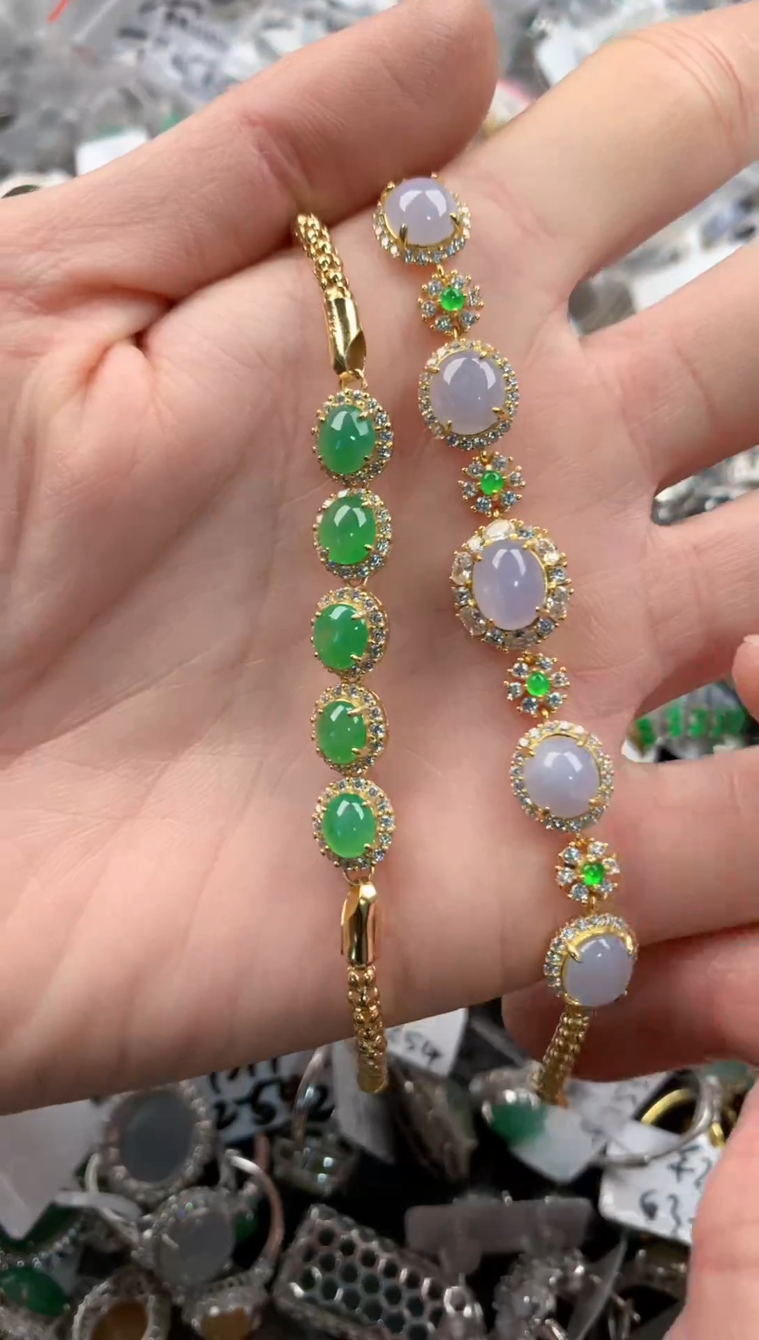 银S925镶嵌戒指翡翠4444   1