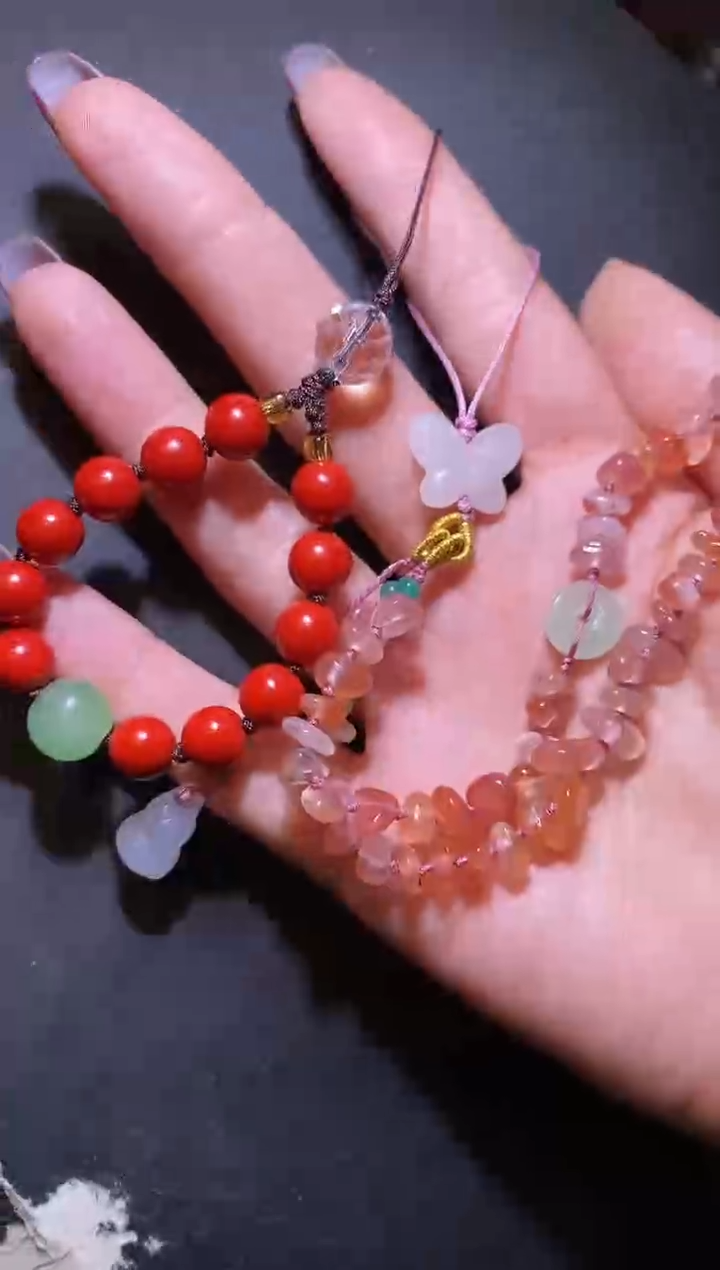 颈饰未镶嵌南红玛瑙A**y南红挂件