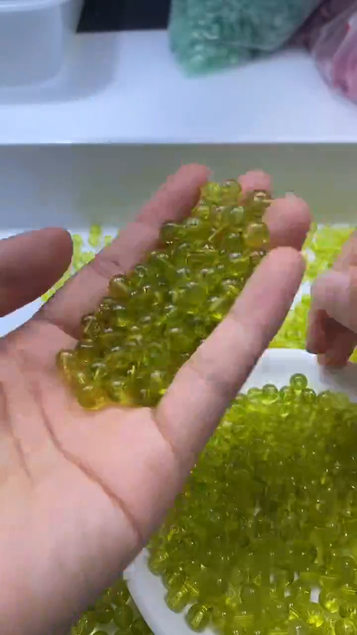 颈饰未镶嵌水晶W1678-绿色碧玺6mm*30颗