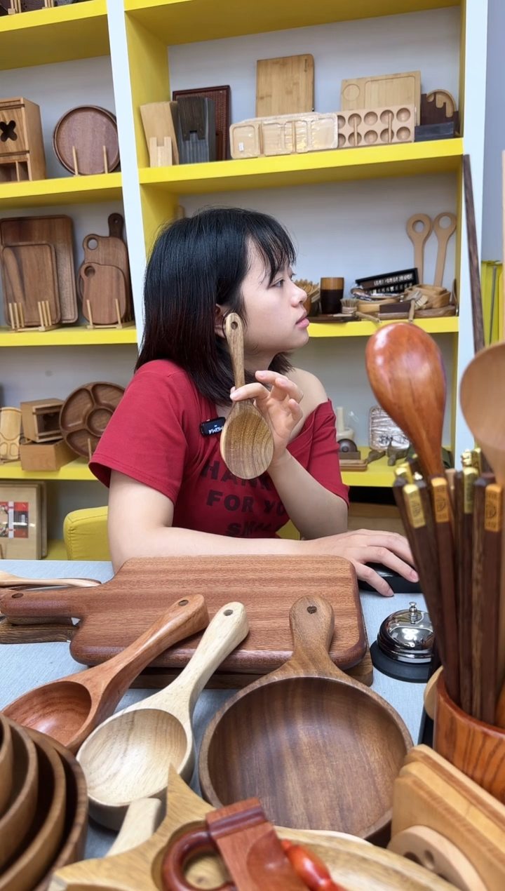 相思木椭圆饭勺20*8 