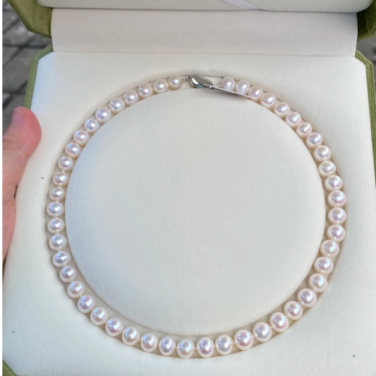 【新人见面礼】9-10mm  天然淡水珍珠百搭时尚