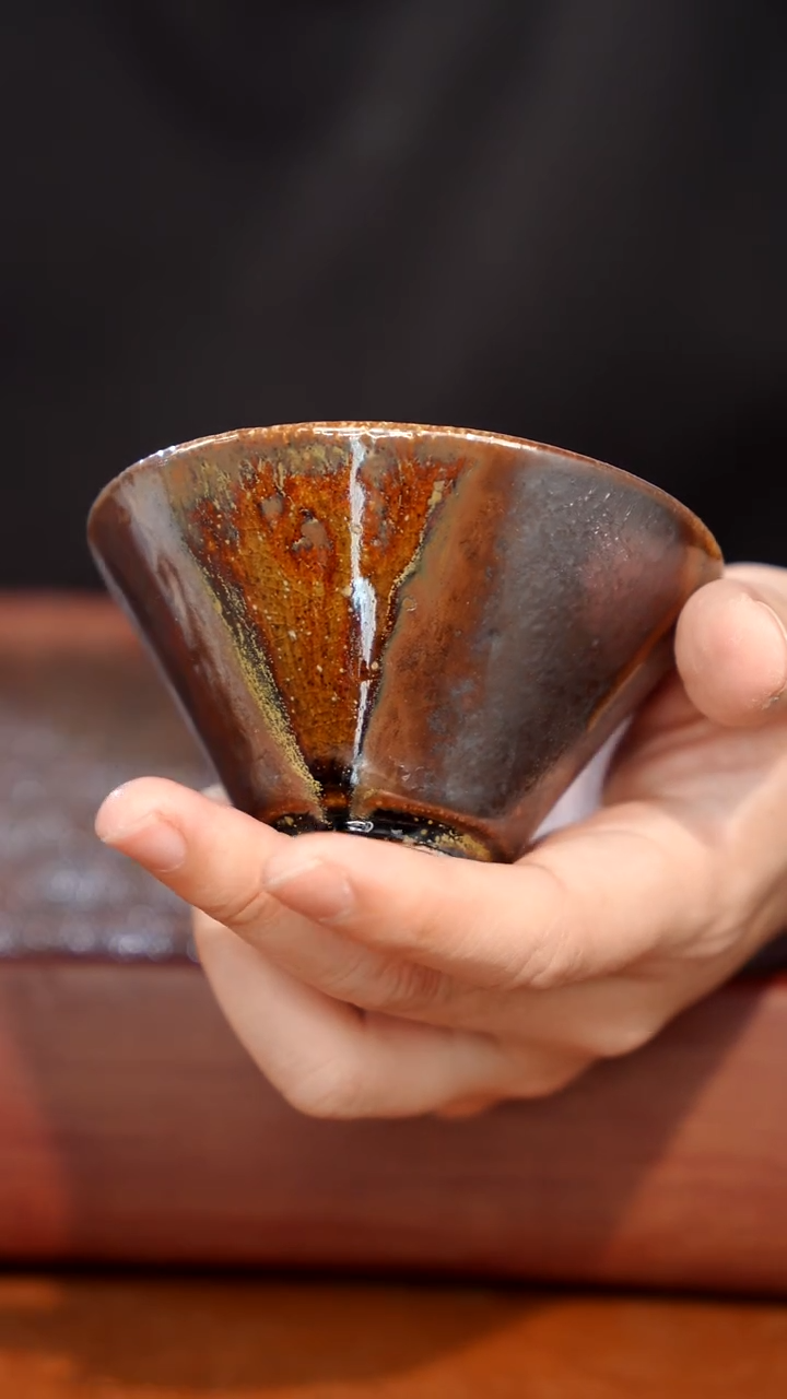 陶瓷奢瓷/瑞寅柴烧茶器（杯子）1916 微瑕 