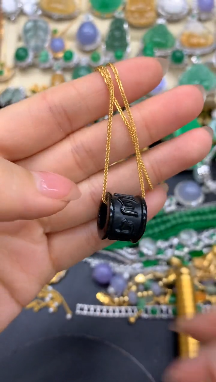 【闪购商品】翡翠颈饰18K金镶嵌359-中国好珍宝