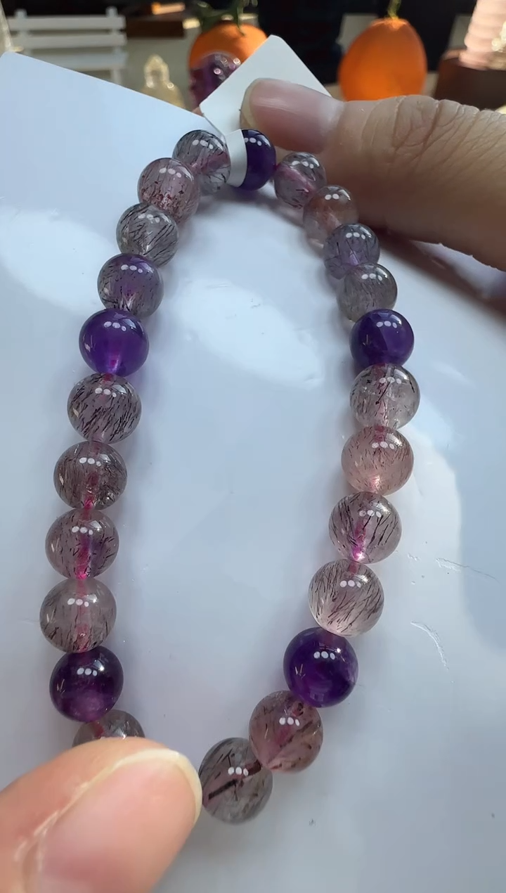 【闪购商品】水晶手链未镶嵌超七手串