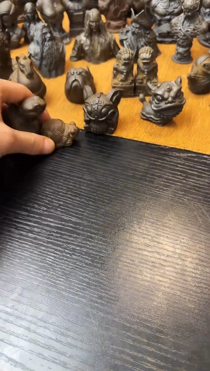 铁实心铁艺摆件~~金钱龟，坐地小乌龟（锈色）