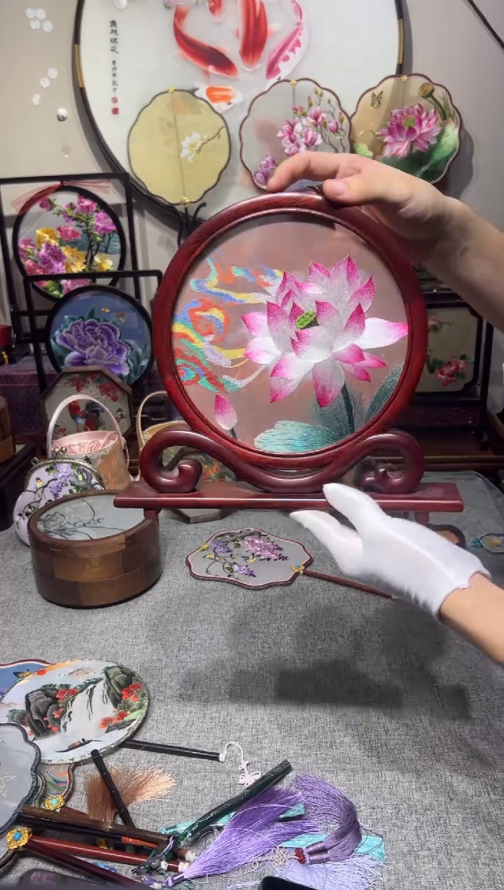 织绣纯手工双面绣