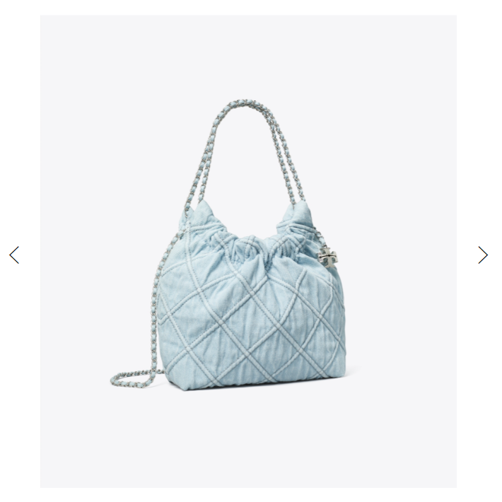 Tory Burch汤丽柏琦 美国发货预售蓝色Fleming肩背包167972-414 