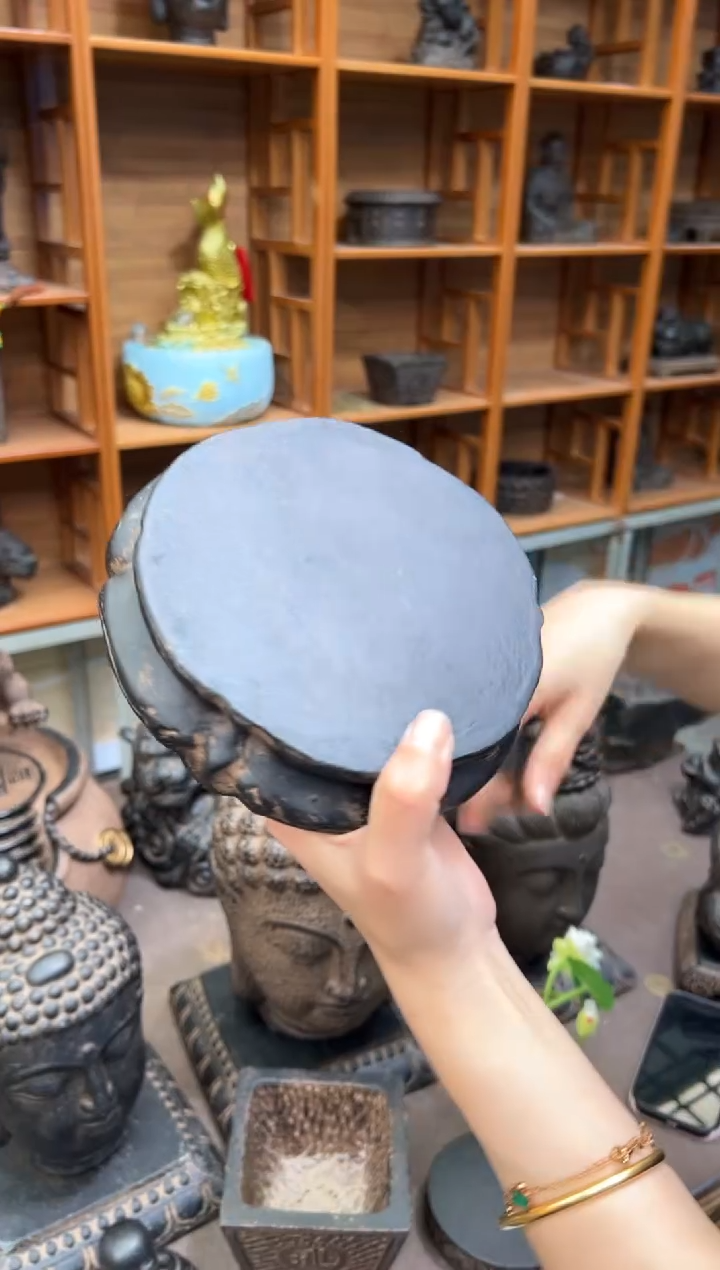 陶土【火山泥】金箍坛底座