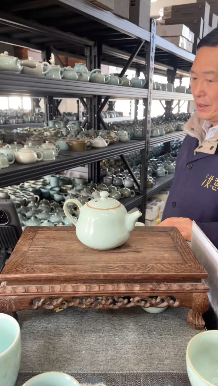 【闪购商品】其他微瑕无礼盒天青葫芦壶