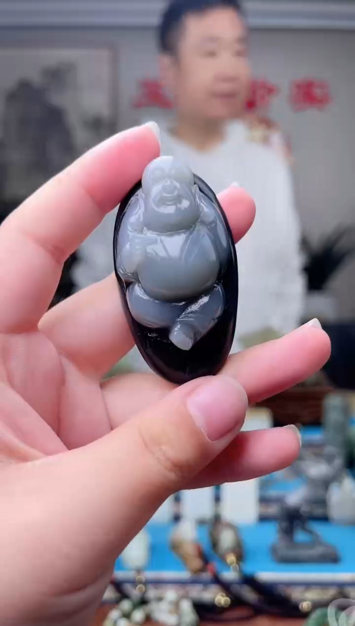 和田玉未镶嵌挂件1