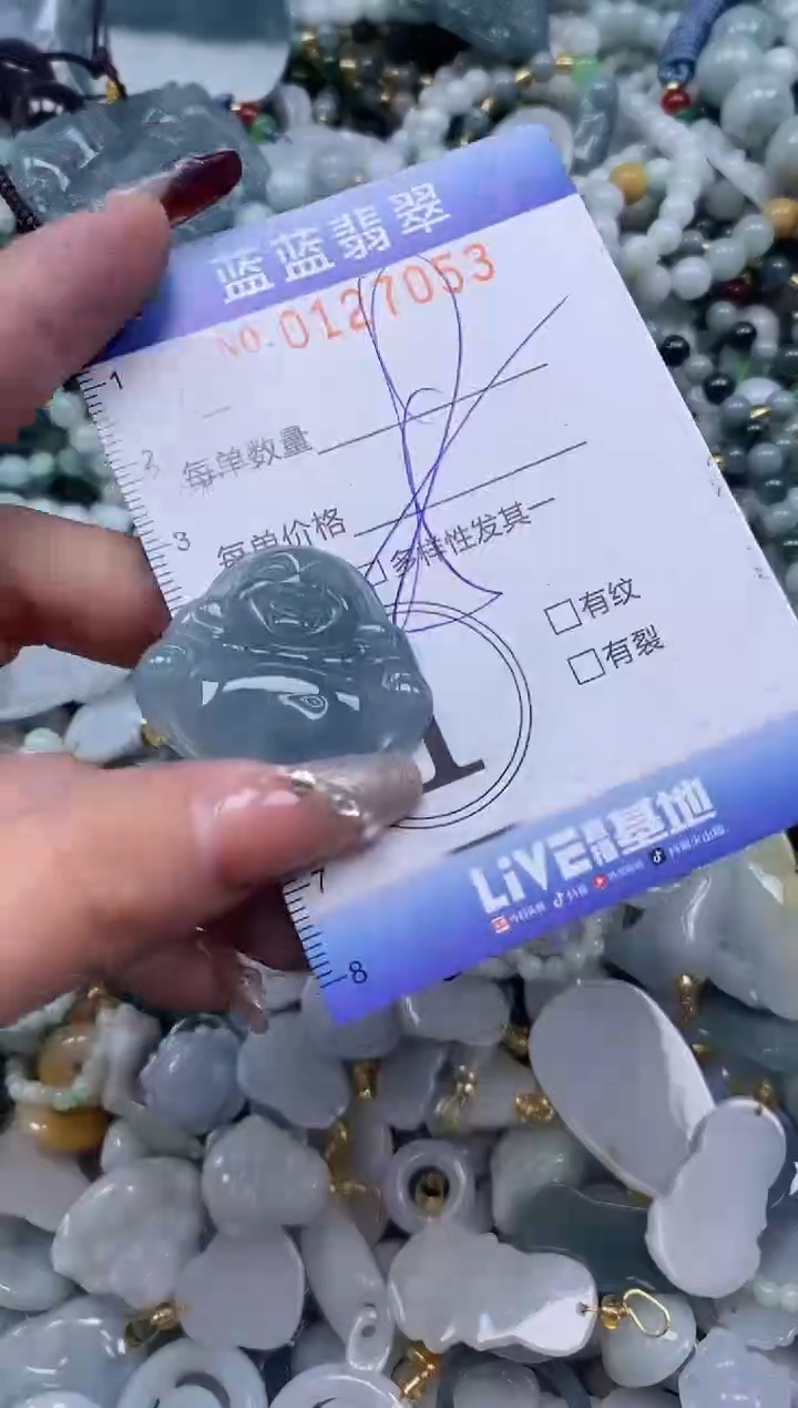 【闪购商品】翡翠颈饰未镶嵌闪购0127053多样性发其一