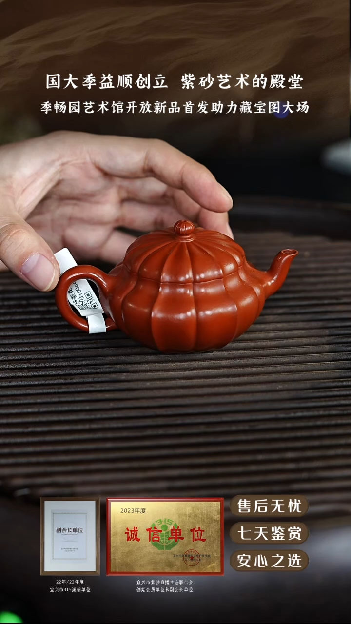 王腾飞大红袍筋纹君德120cc