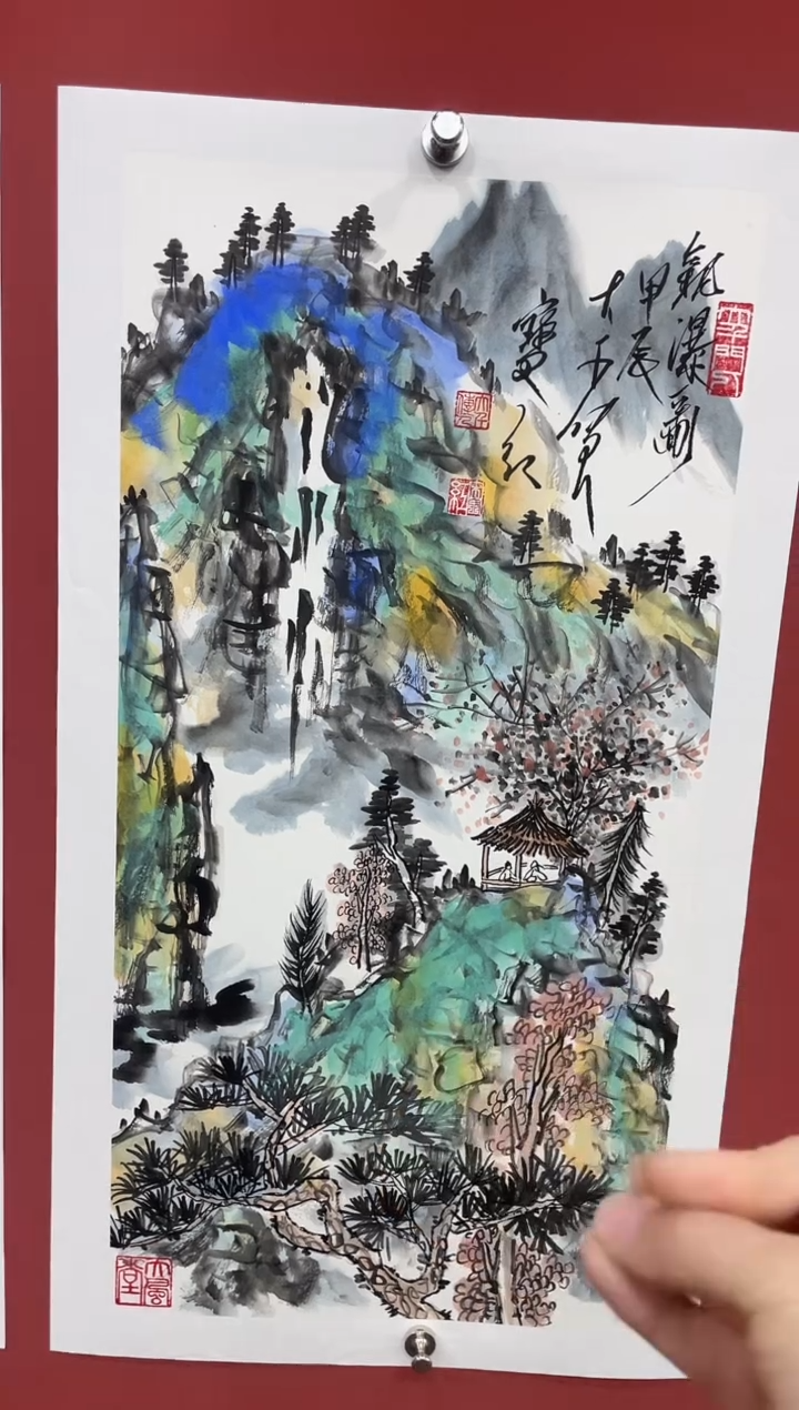 【闪购商品】国画宋宝红2平尺画作3